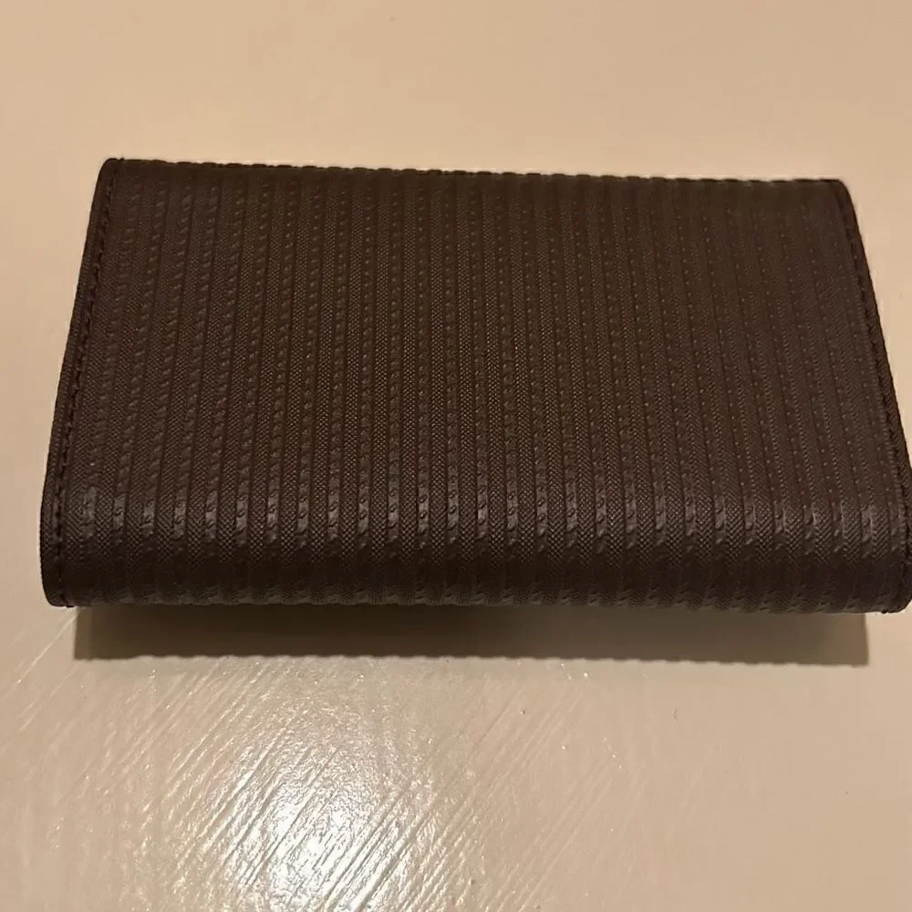 Bvlgari Millerige 6 Keyholder Brown Coated Heritage Canvas Leather New